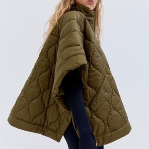 H&M water-repellent cape jacket